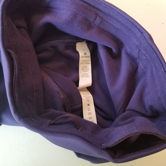 LULULEMON Women's Fast As Fleece Tight size 2 in Purple - Picture 8 of 11